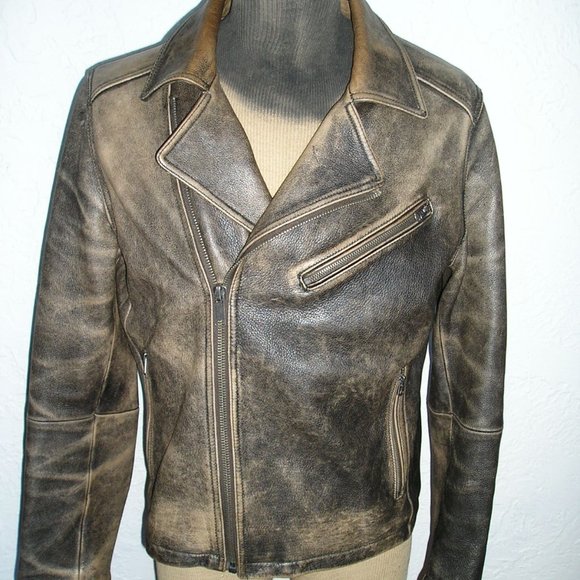 Brooks Brothers Leather Motorcycle 